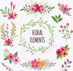 花卉元素素材