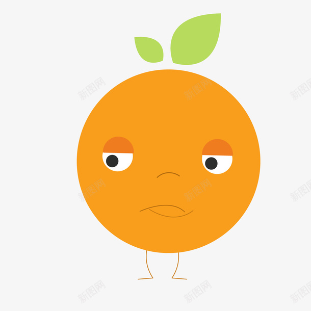 卡通橙子png免抠素材_88icon https://88icon.com 创意水果 卡通 橙子 水果卡通 水果插画 水果矢量