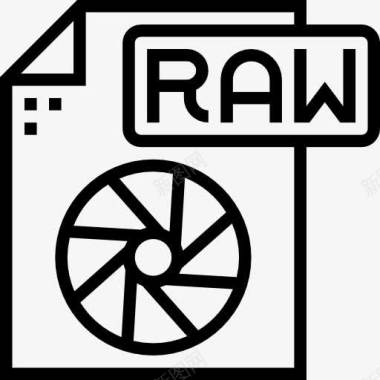 RAW格式原图标图标