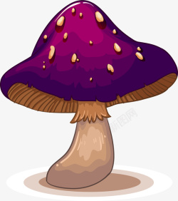 蘑菇卡通插画5素材