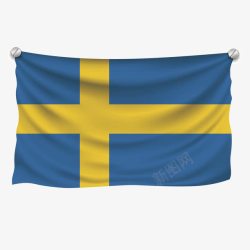 旗标国家瑞典素材