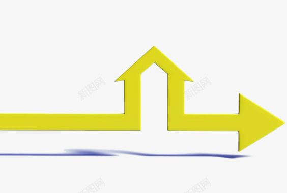 房子黄色房子形状箭头图标图标