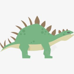巨大草食性恐龙钉状龙图标高清图片