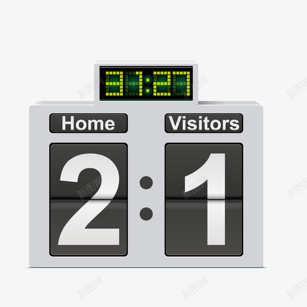 卡通记分牌png免抠素材_88icon https://88icon.com 21 卡通 灰色记分牌 背景装饰 记分牌