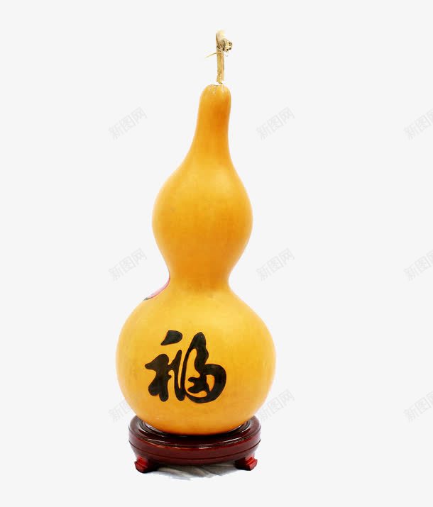 葫芦工艺品png免抠素材_88icon https://88icon.com 福 葫芦 黄色