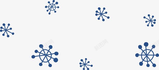 卡通手绘雪花png免抠素材_88icon https://88icon.com 卡通 手绘 雪花