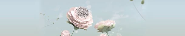 梦幻粉色花朵海报背景