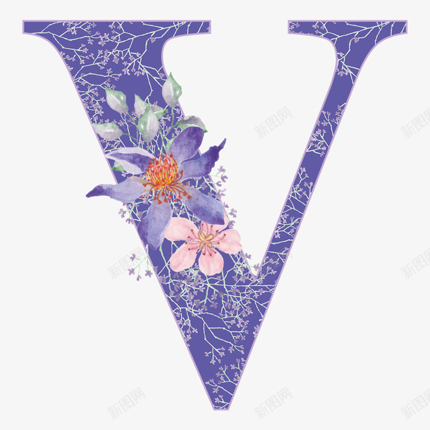 卡通手绘紫色字母Vpng免抠素材_88icon https://88icon.com 创意 动漫动画 卡通手绘 看图识字卡，看图识字 简约 紫色字母V 装饰