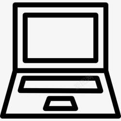 数字电子技术笔记本电脑图标高清图片