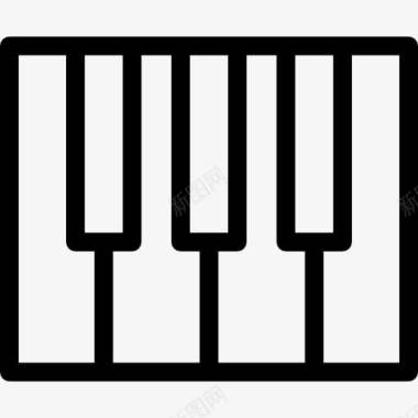 古典图片钢琴键图标图标