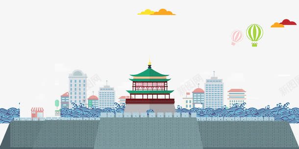 城市建筑物简笔画扁平化图案png免抠素材_88icon https://88icon.com 卡通 图案 城市 城市简笔画 建筑物 扁平化 简笔画