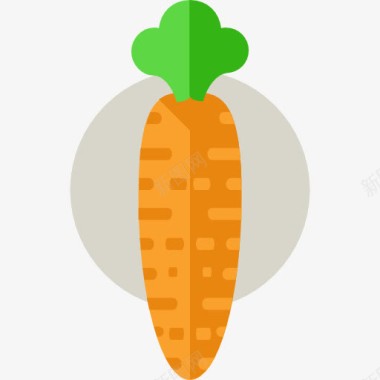 小白菜蔬菜Carrot图标图标