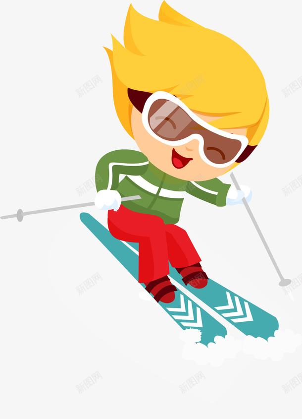 冬季滑雪的小男孩png免抠素材_88icon https://88icon.com 冬季滑雪 刺激 小人 开心 滑雪的小男孩 滑雪运动 酷炫滑雪