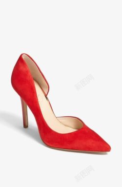 红色女士高跟鞋素材