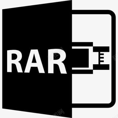 RAW文件格式rar文件格式符号图标图标