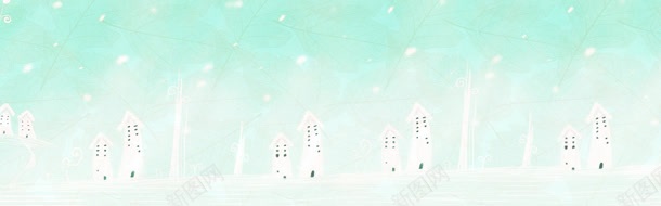 小白房子背景