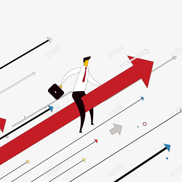 商务人士坐着箭头上升矢量图ai免抠素材_88icon https://88icon.com 上升 上市 人物设计 企业 卡通 商务人士 指标 矢量图 箭头 财富
