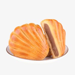 栗蓉酥饼干素材