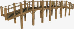 古代木制桥素材