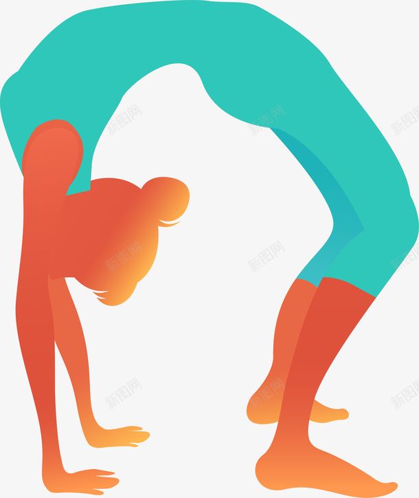 练习瑜伽的女人插画png免抠素材_88icon https://88icon.com 下腰 可爱女人 女人插画 瑜伽动作 练习瑜伽 锻炼