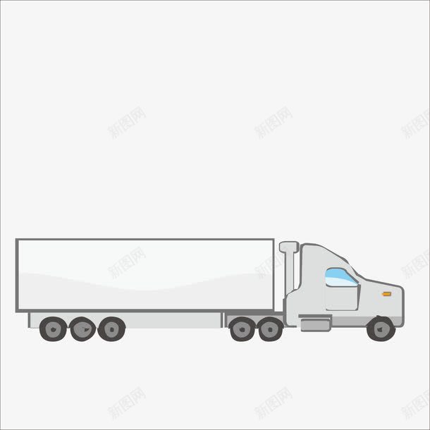 车矢量图ai免抠素材_88icon https://88icon.com 交通工具 大货车 汽车 货车 矢量图