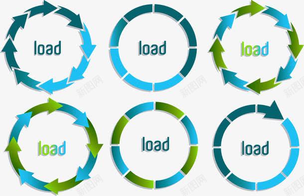 LOAD等待矢量图ai免抠素材_88icon https://88icon.com LOAD 加载 指示 提示 等待 网页 矢量图