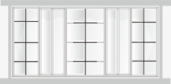 不锈钢窗门白色的不锈钢窗窗户矢量图高清图片