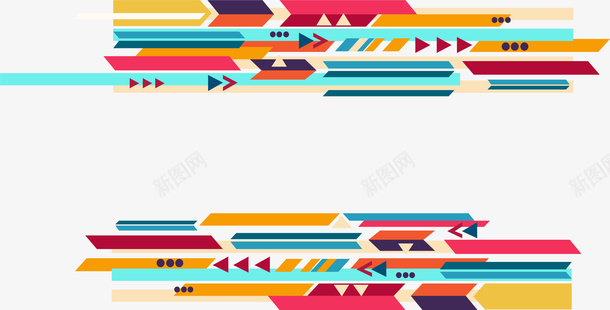 抽象彩色几何图形边框矢量图eps免抠素材_88icon https://88icon.com 几何图形边框 彩色几何图形 抽象边框 矢量素材 艺术感 矢量图