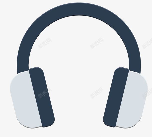 头戴式耳机png免抠素材_88icon https://88icon.com 头戴式 矢量素材 耳机 音乐