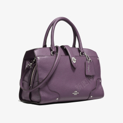 时尚紫色COACH女包素材