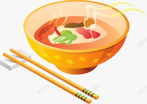 卡通精美美食矢量图ai免抠素材_88icon https://88icon.com 卡通 汤 精美 美食 矢量图