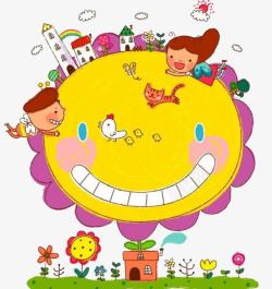 卡通向日葵素材