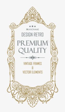 欧式花纹边框素材