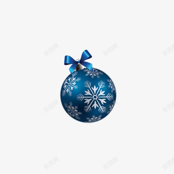 圣诞节日圆形蓝色球球png免抠素材_88icon https://88icon.com 免扣素材 圆形 圣诞 节日 蓝色球球