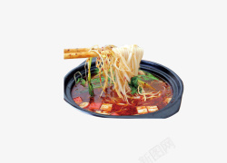 米线吃的麻辣素材