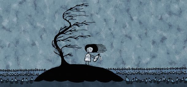 淘宝海报banner大图背景图jpg设计背景_88icon https://88icon.com 人 手绘 树 瓶子