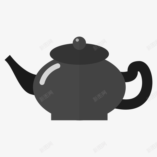 茶壶png免抠素材_88icon https://88icon.com 创意茶壶 平面茶壶 水壶 矢量茶壶 茶壶 茶壶PNG