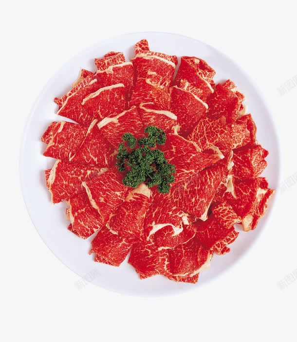 一圆盘的牛肉片png免抠素材_88icon https://88icon.com 新鲜 生肉 红色 营养 食物免费PNG素材 鲜美