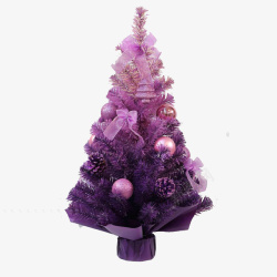 紫色圣诞树紫色圣诞树高清图片