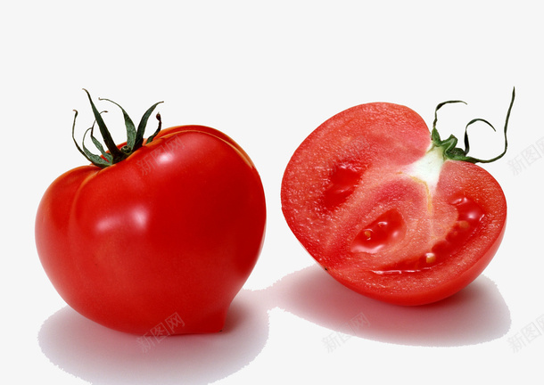 半颗切开西红柿png免抠素材_88icon https://88icon.com 切开 水果 番茄 西红柿