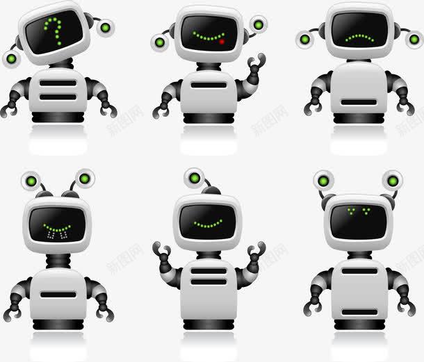机器人简图png免抠素材_88icon https://88icon.com 卡通 图案 手绘 机器人 白色 简图 绿色 黑色
