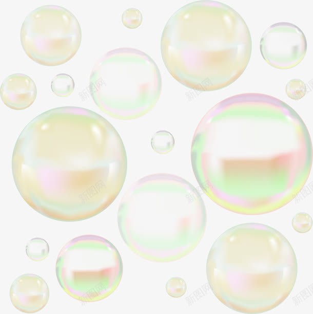 彩色气泡效果元素png免抠素材_88icon https://88icon.com 彩色气泡 彩色泡泡 效果元素 气泡 泡泡
