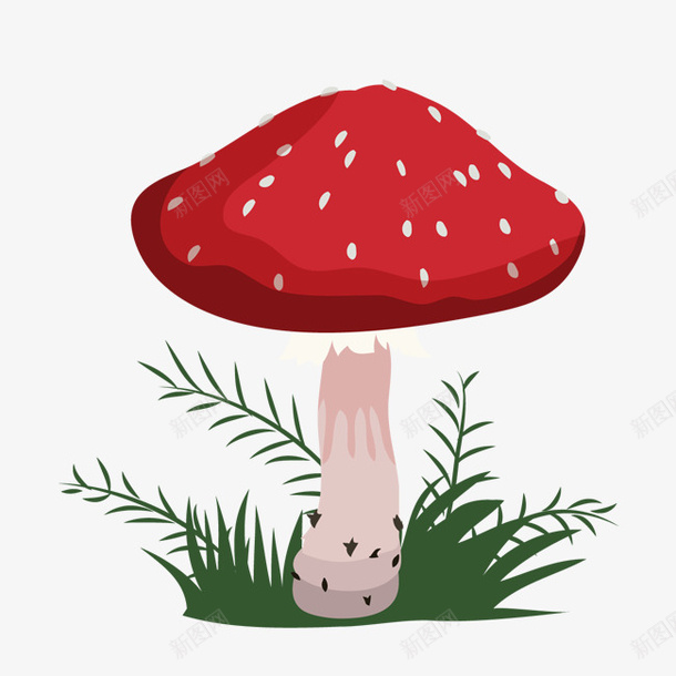 卡通红色蘑菇png免抠素材_88icon https://88icon.com 卡通 卡通蘑菇 卡通蘑菇头 彩色蘑菇头 绘画 蔬菜 蘑菇头 蘑菇头尴尬 蘑菇设计 食物