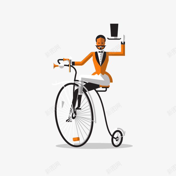 卡通版骑着车子的人png免抠素材_88icon https://88icon.com 动漫动画 单车 卡通人物 卡通手绘 自行车 装饰图