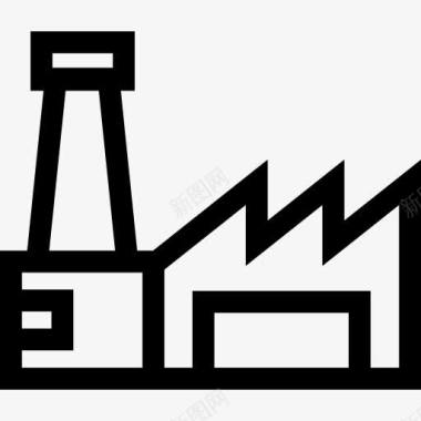 工业工厂图标图标