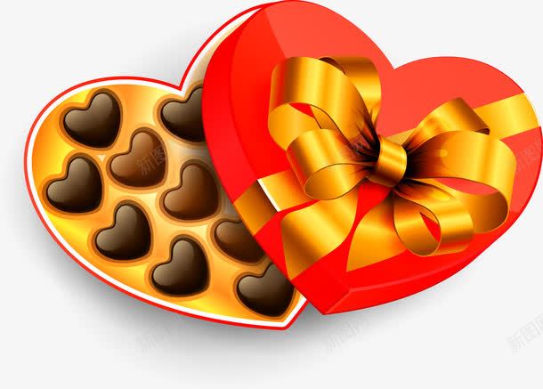 爱心巧克力png免抠素材_88icon https://88icon.com 巧克力 情人节 爱心 礼盒