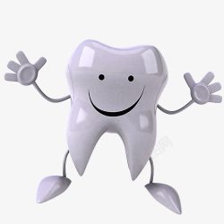 3D牙齿健康图素材
