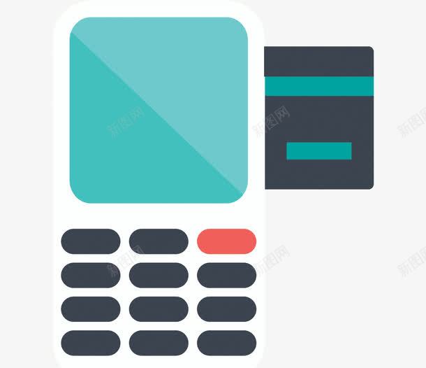 刷卡的pos机png免抠素材_88icon https://88icon.com po pos 扫码 矢量素材 素材