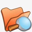 资源管理器文件夹橙色refreshcl素材