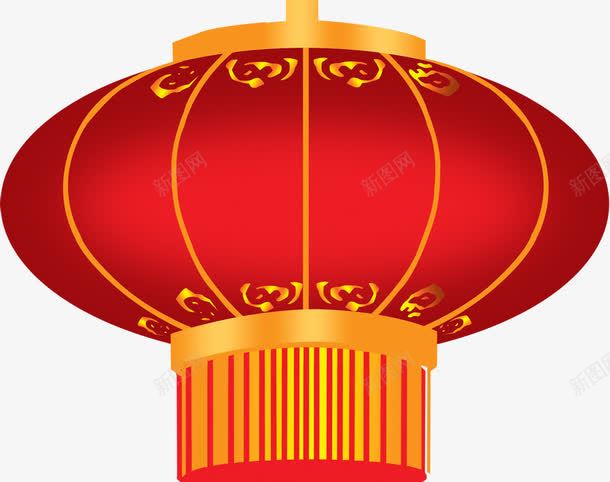 手绘红色新年喜庆灯笼装饰png免抠素材_88icon https://88icon.com 喜庆 新年 灯笼 红色 装饰